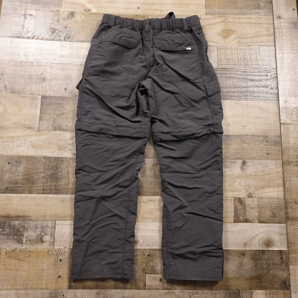 The‎ North Face Convertible Hiking Pants Men’s Medium Gray Zip-Off Outdoor
